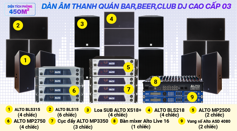 hệ thống &acirc;m thanh qu&aacute;n bar, beer, Club DJ cao cấp 03