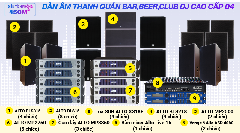 hệ thống &acirc;m thanh qu&aacute;n bar, beer, Club DJ cao cấp 04