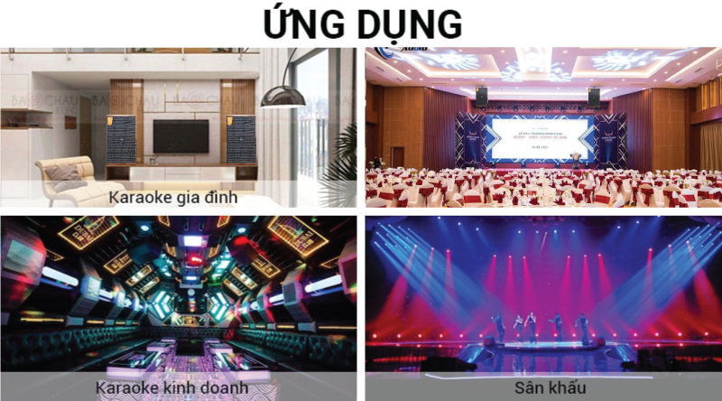 Ứng dụng rộng rãi 