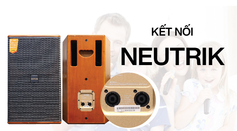 Mặt sau loa Domus DK612