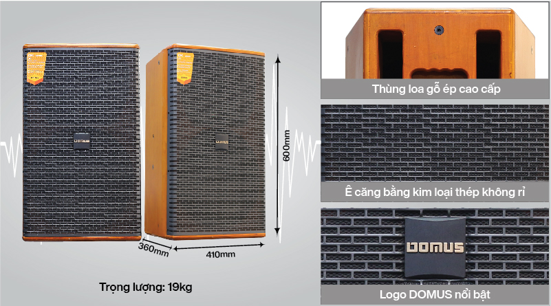Loa DOmus Dk612 cao cấp nhất