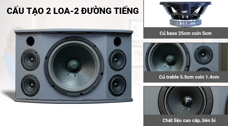 Loa karaoke Lenovo KS250 (1 đ&ocirc;i)