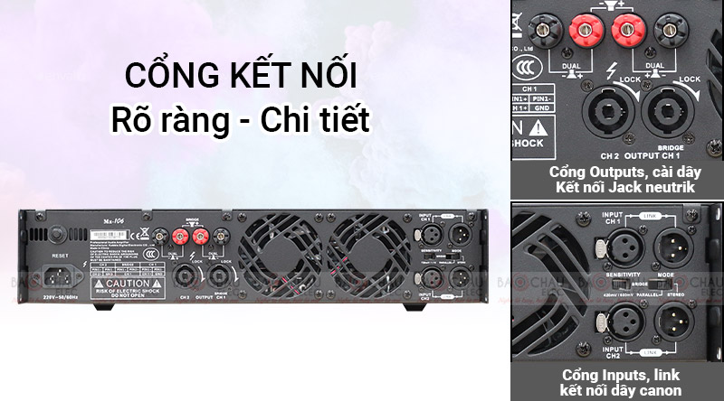 cục đẩy c&ocirc;ng suất app mz-106