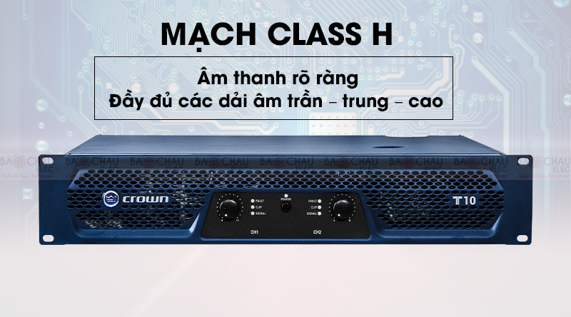cục đẩy công suất crown t10