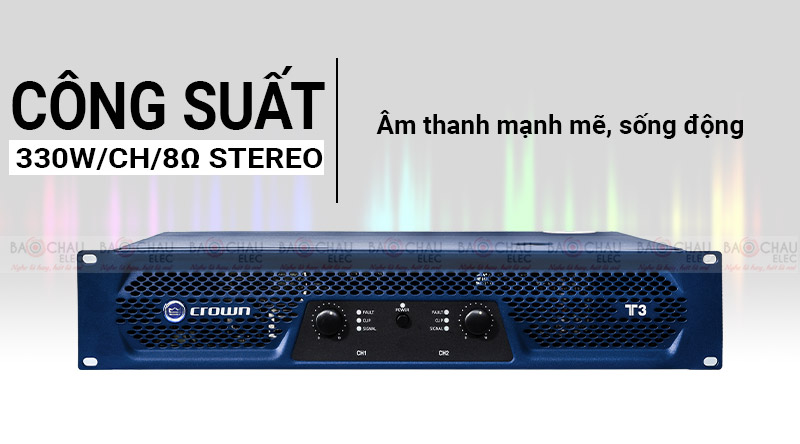 cục đẩy c&ocirc;ng suất crown t3
