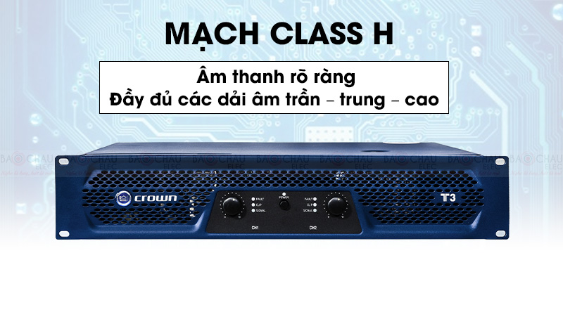 cục đẩy c&ocirc;ng suất crown t3
