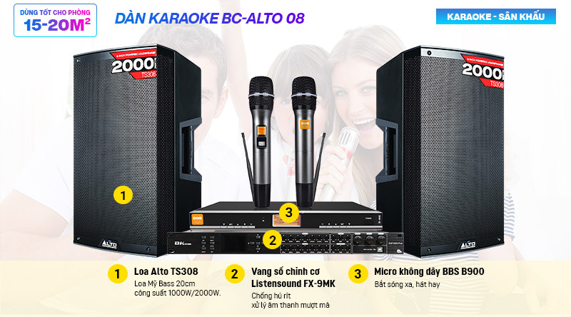 D&agrave;n karaoke BC-ALTO 08