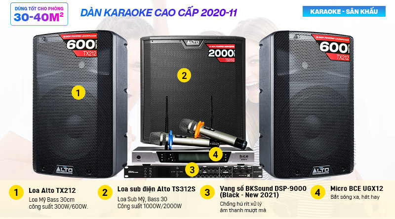 Dàn karaoke cao cấp 2020-11