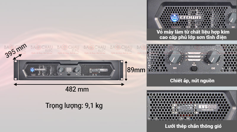 cục đẩy crown kvs 500