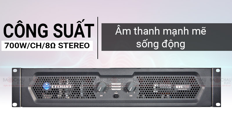cục đẩy c&ocirc;ng suất crown kvs 700