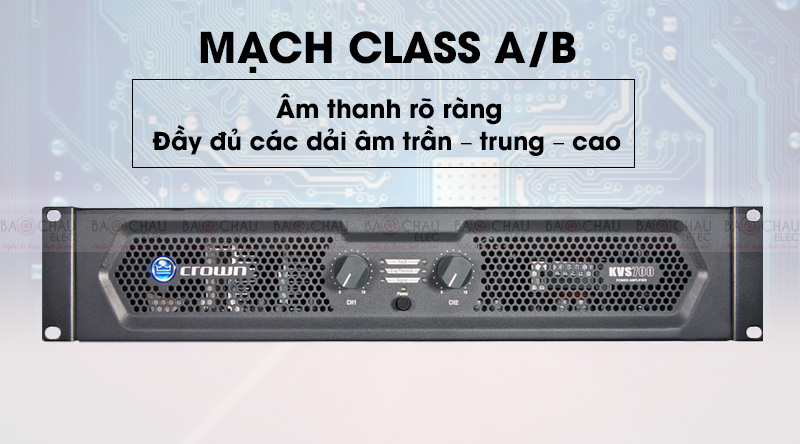 cục đẩy c&ocirc;ng suất crown kvs 700