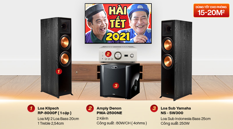 d&agrave;n nghe nhạc loa klipsch 8000F ch&iacute;nh h&atilde;ng