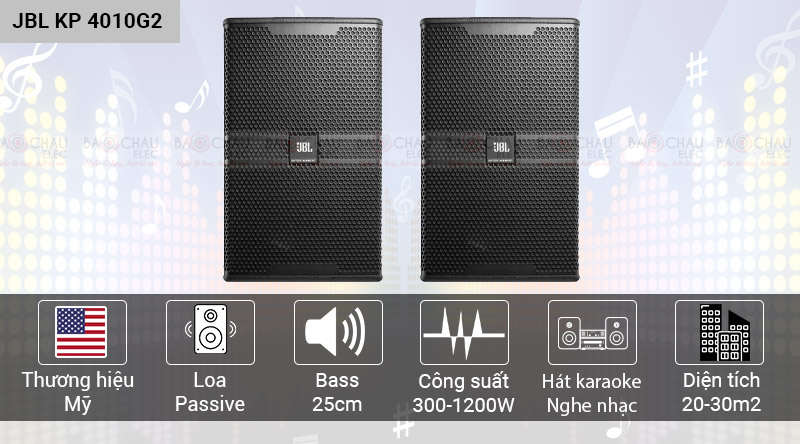 Loa karaoke JBL KP4010 G2