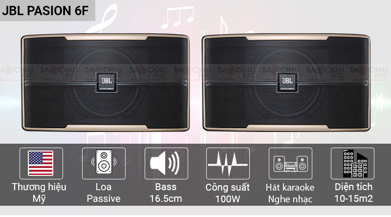 loa karaoke jbl pasion 6f