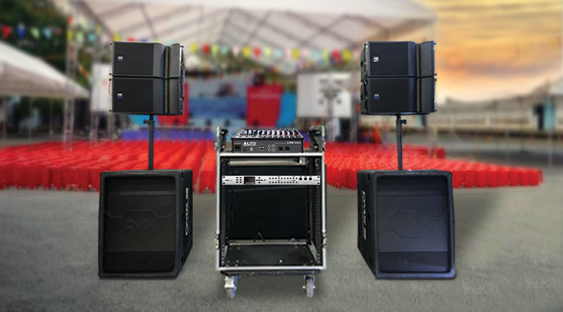 Dàn nhạc sống, đám cưới Line Array DMX AUDIO-20
