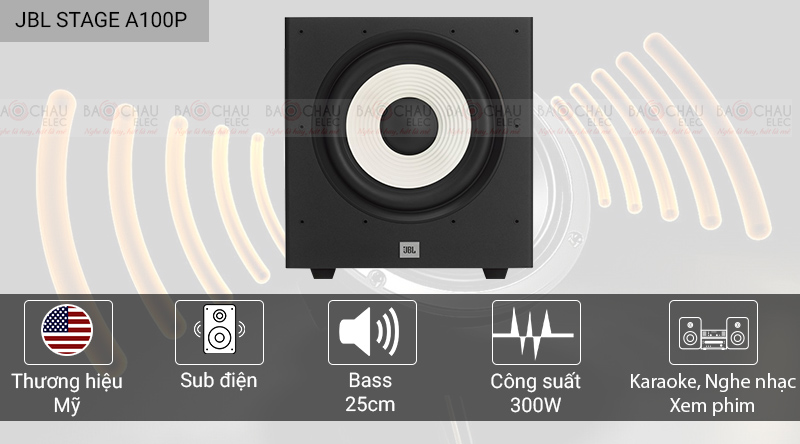 Loa sub JBL Stage A100P