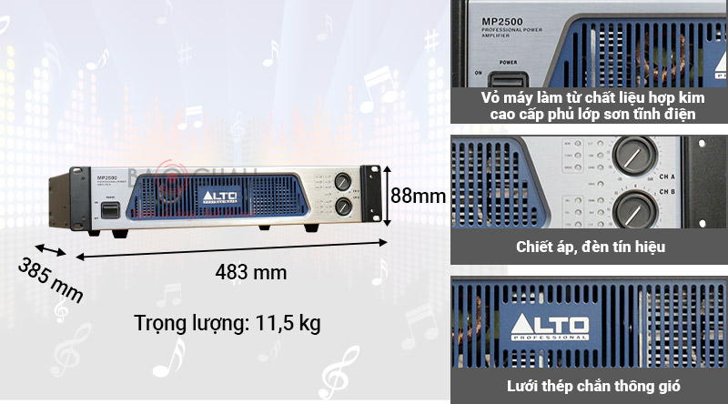 Cục đẩy Alto MP 2500