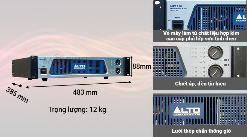 Cục đẩy Alto MP 2750