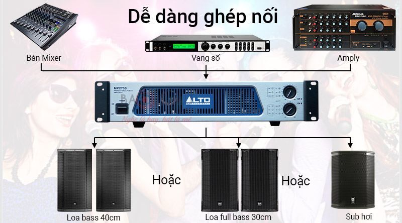 Cục đẩy Alto MP 2750