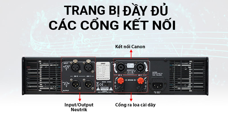 Cục đẩy c&ocirc;ng suất BMB DAD 950