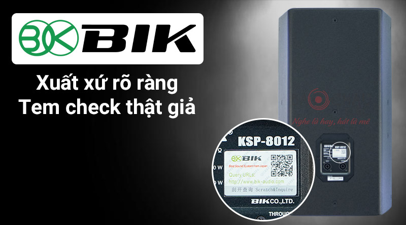 loa karaoke bik ksp 8012