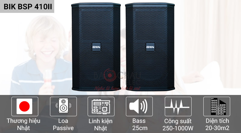 Loa karaoke Nhật BIK BSP 410II Cao Cấp