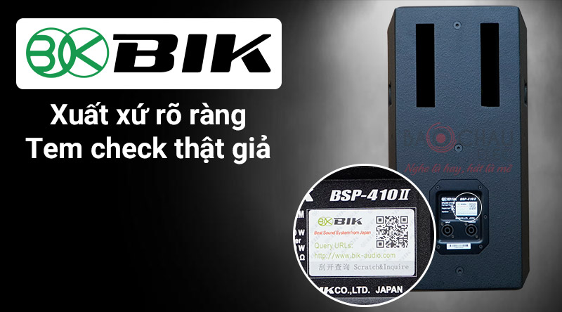 Loa karaoke Nhật BIK BSP 410II Cao Cấp