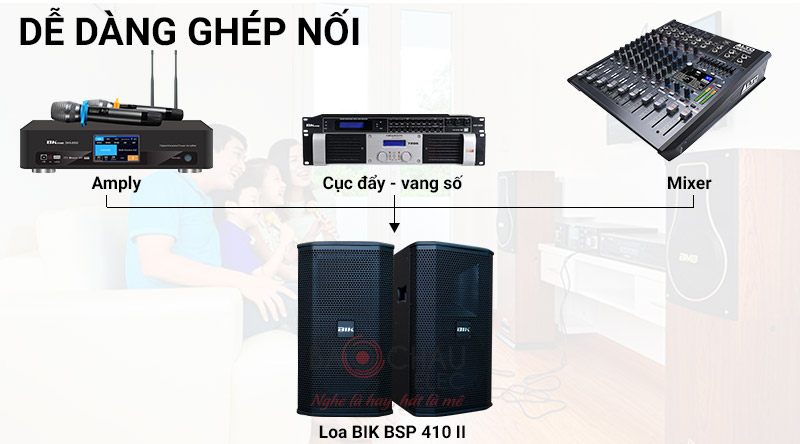 Loa karaoke Nhật BIK BSP 410II Cao Cấp