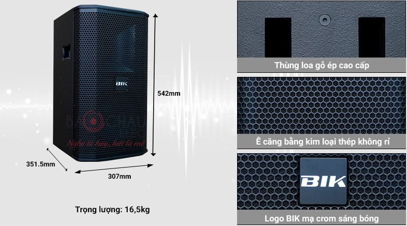 Loa karaoke Nhật BIK BSP 410II Cao Cấp