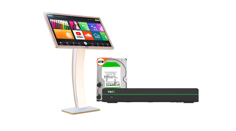 Combo Đầu VietK Pro 6TB + M&agrave;n VietK 21 inch