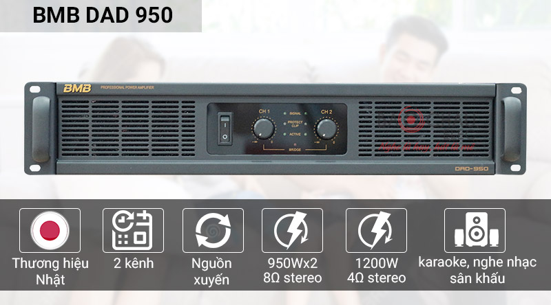 Cục đẩy c&ocirc;ng suất BMB DAD 950