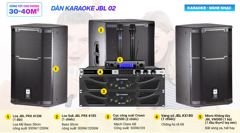 D&agrave;n karaoke JBL 02