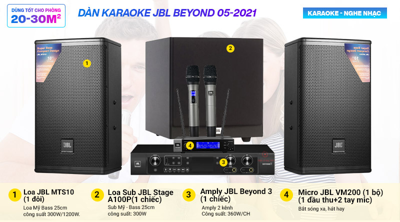 D&agrave;n karaoke JBL Beyond 05-2021
