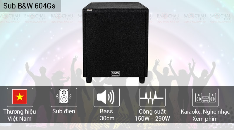 Loa sub Bw 604gs ch&iacute;nh h&atilde;ng gi&aacute; tốt nhất 