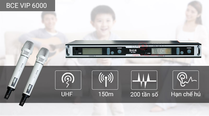 Micro kh&ocirc;ng d&acirc;y BCE Vip 6000