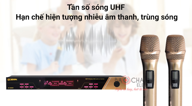 Micro kh&ocirc;ng d&acirc;y BIK BJ-U600 (Japan- New 2021)