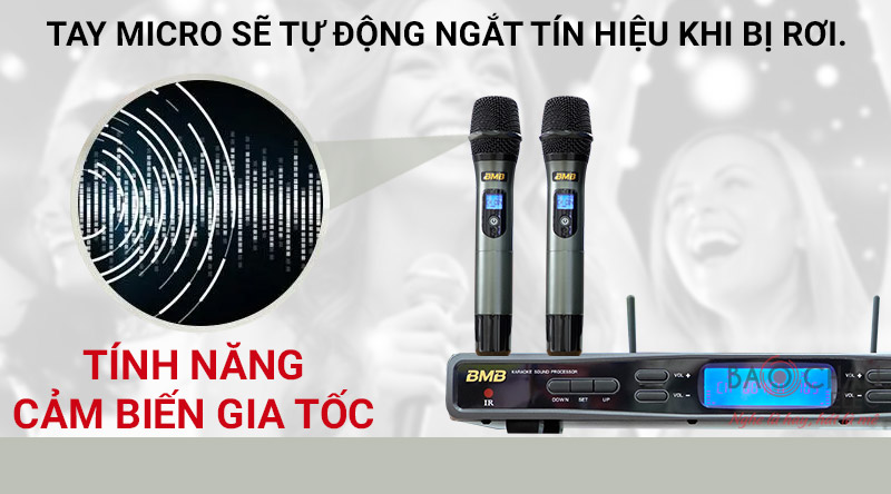 Micro kh&ocirc;ng d&acirc;y BMB WB-5000 (model 2021)