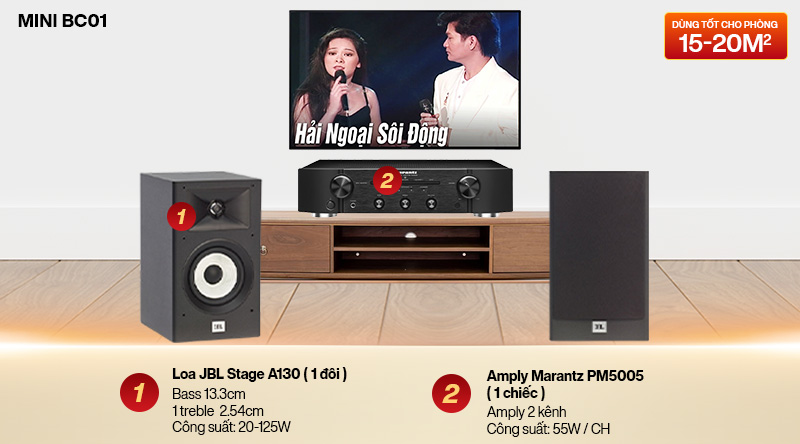 D&agrave;n nghe nhạc mini BC01