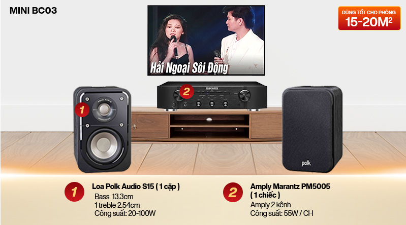 D&agrave;n nghe nhạc mini BC03