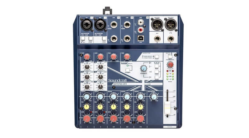 Mixer Soundcraft Notepad 8