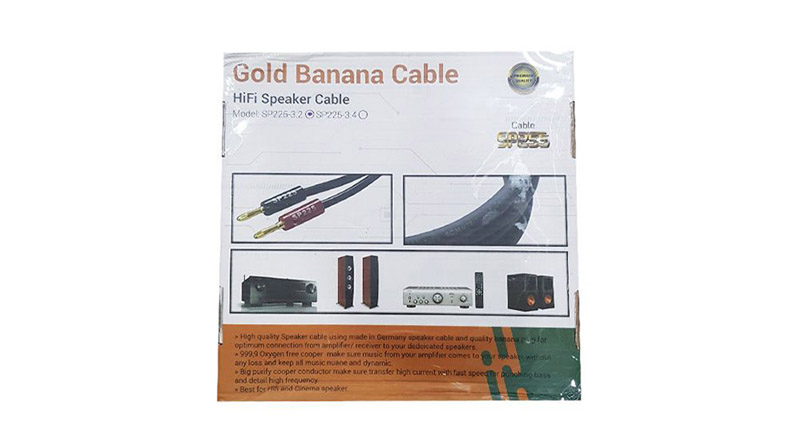 Dây Loa HiFi Gold Banana Model SP225-3.2