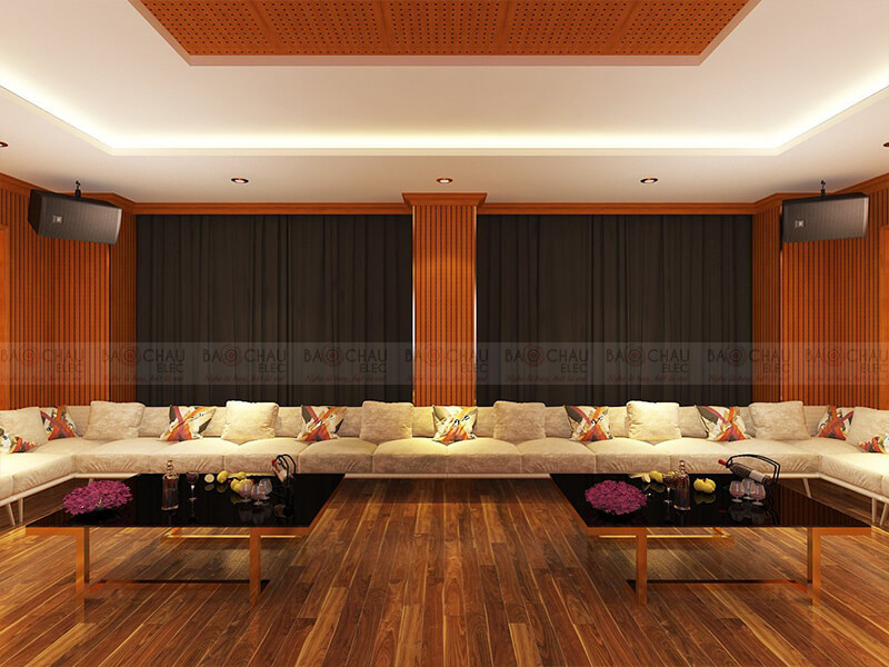 Thiết kế phòng giải trí đa năng, xem phim, nghe nhạc, karaoke 06