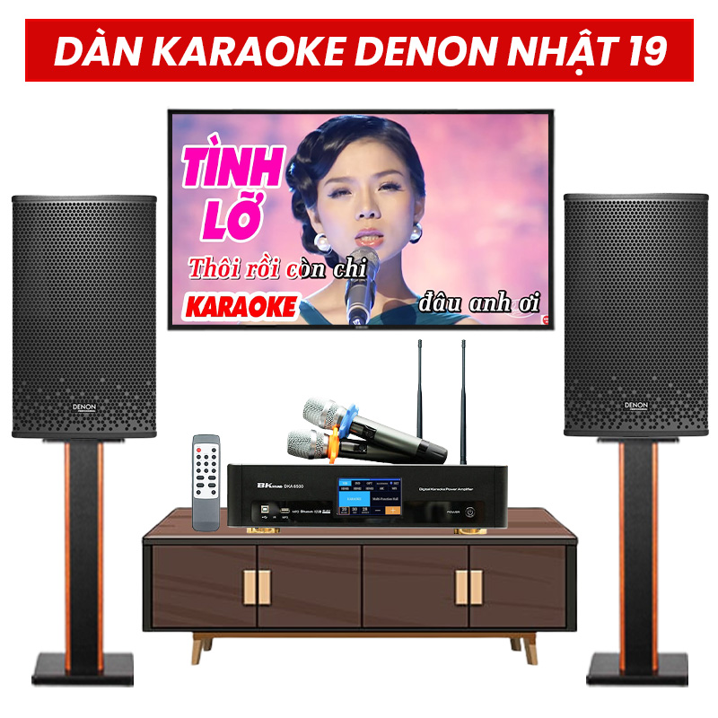D&agrave;n karaoke Denon Nhật 19 (Denon DP-R212, BKSound DKA 6500)