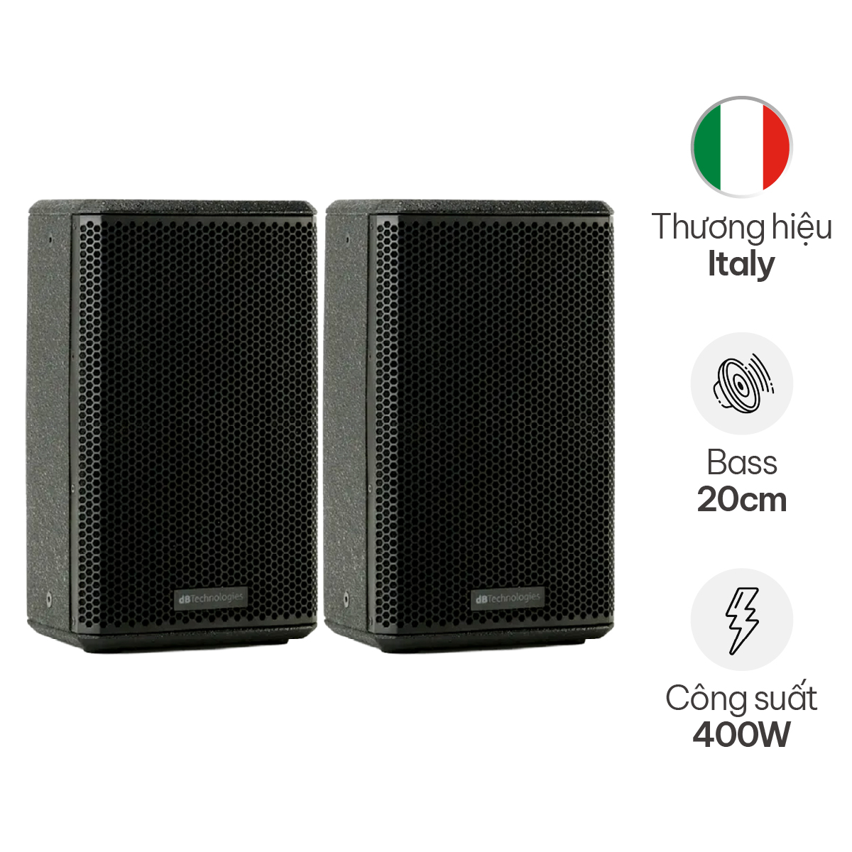 Loa dBTechnologies LVX P8 (Bass 20cm, 400W)