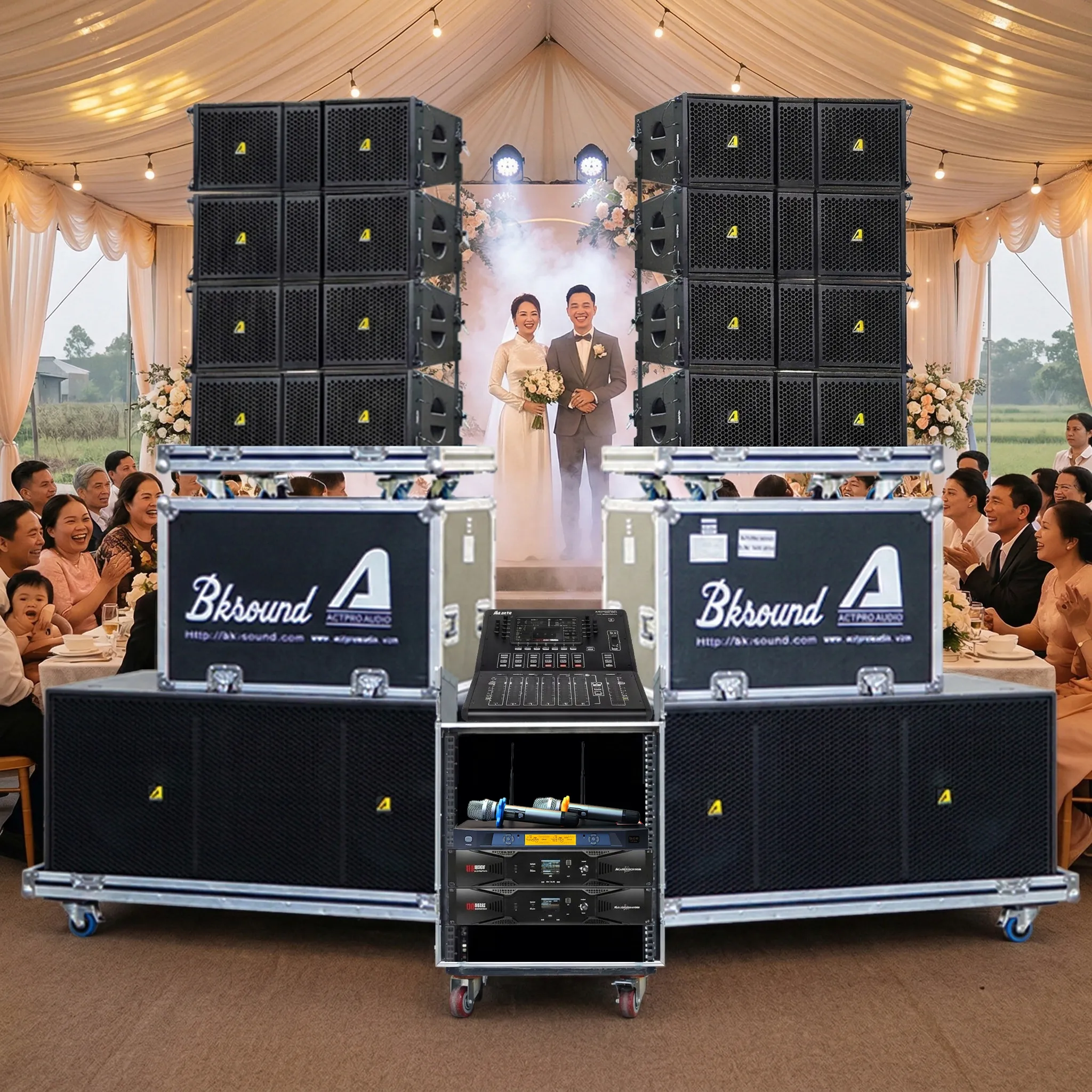 Dàn âm thanh Line Array 2 way Passive Actpro 29 (KR210F New, KR28F New, UTA1802DSP, UTA1804DSP, Alto TMD16, VIP 3000) - Hình 6