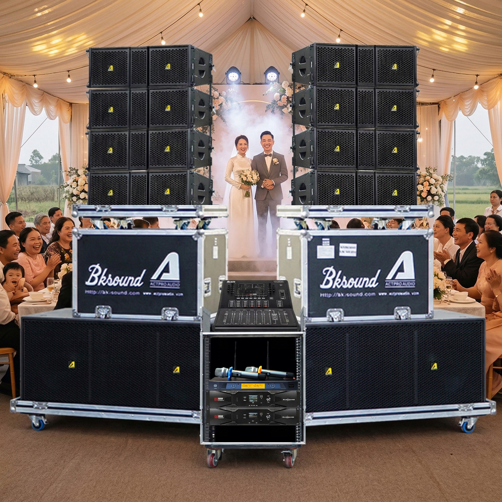 Dàn âm thanh Line Array 2 way Passive Actpro 29 (KR210F New, KR28F New, UTA1802DSP, UTA1804DSP, Alto TMD16, VIP 3000) - Hình 6