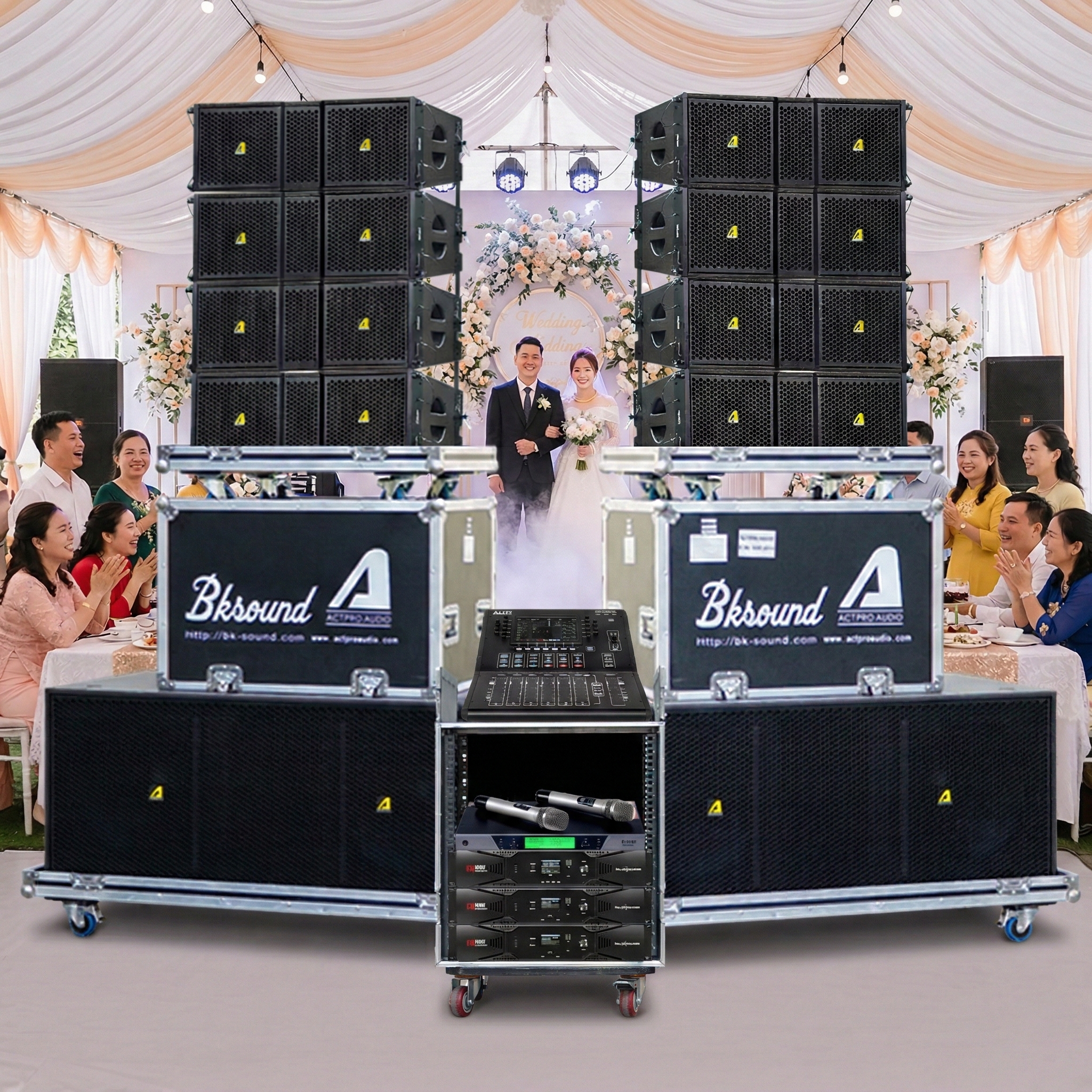 Dàn âm thanh Line Array 2 way Passive Actpro 29 (KR210F New, KR28F New, UTA1802DSP, UTA1804DSP, Alto TMD16, BCE UGX12) - Hình 4