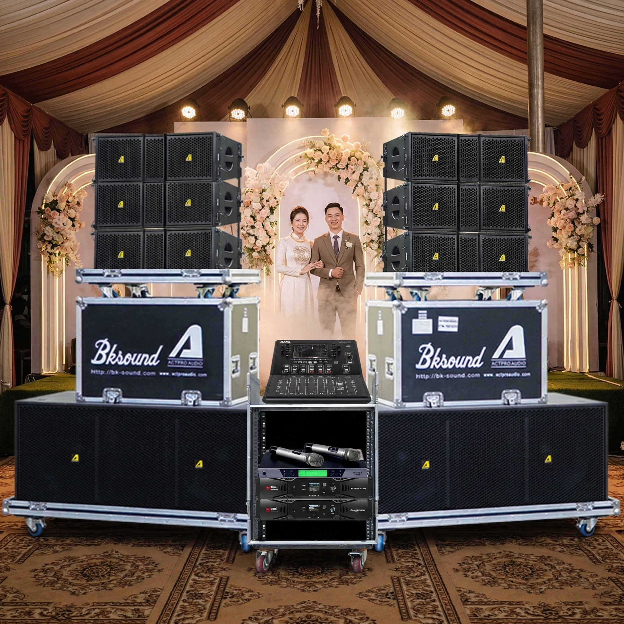 Dàn âm thanh Line Array 2 way Passive Actpro 31 (KR210F New, KR28F New, UTA1802DSP, UTA1804DSP, Alto TMD16, BCE UGX12) - Hình 4