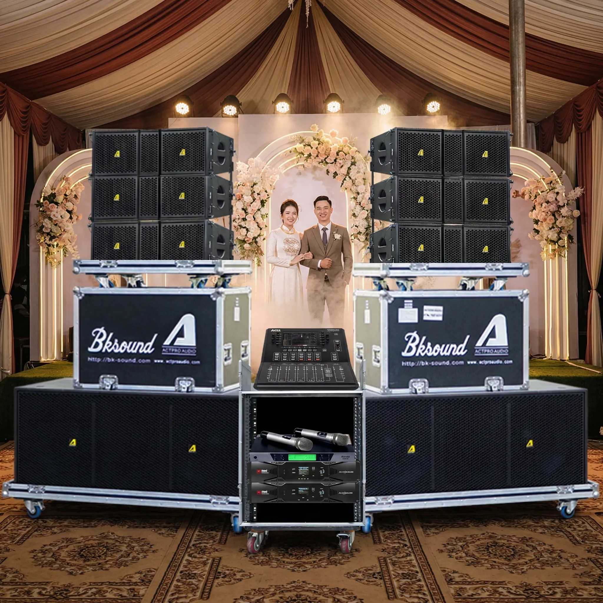 Dàn âm thanh Line Array 2 way Passive Actpro 31 (KR210F New, KR28F New, UTA1802DSP, UTA1804DSP, Alto TMD16, BCE UGX12) - Hình 6