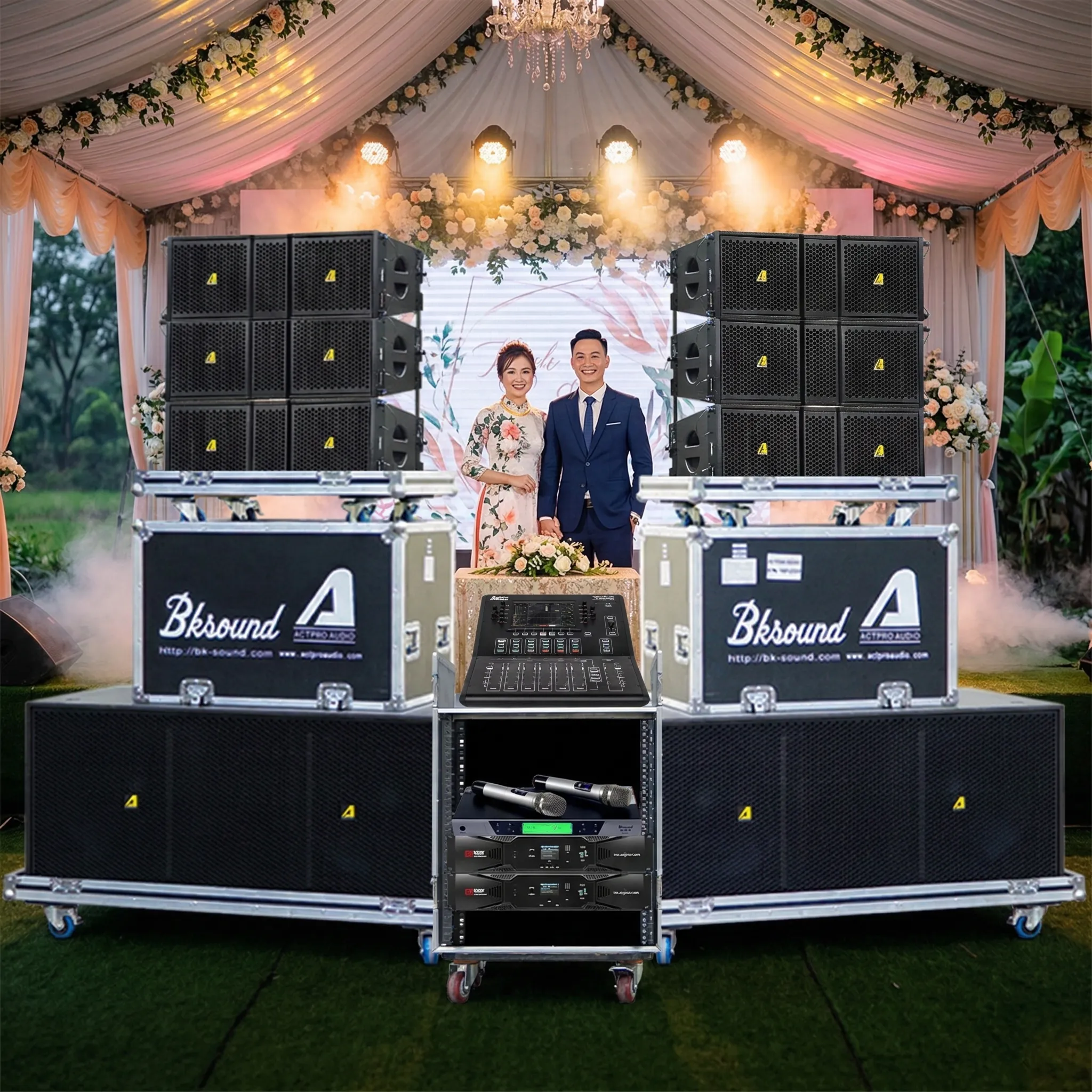 Dàn âm thanh Line Array 2 way Passive Actpro 31 (KR210F New, KR28F New, UTA1802DSP, UTA1804DSP, Alto TMD16, BCE UGX12) - Hình 7
